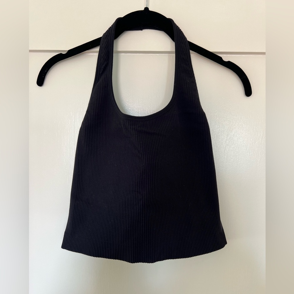 Vuori black halter tank